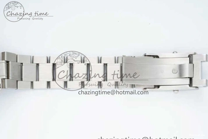 0403 Speedmaster Racing Master SS HKF Best Edition Black White Dial on SS Bracelet A Upgraded 7807